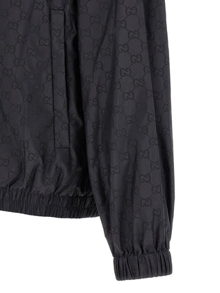 Gucci GG Monogram Hooded Zip Jacket