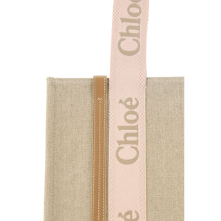 Chloé Woody Linen Shoulder Bag