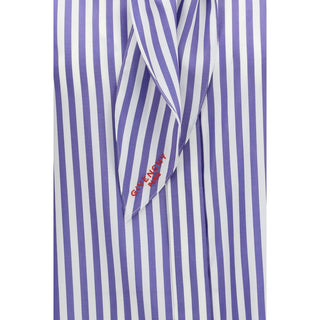 Givenchy Blue Silk Blouse