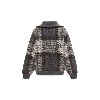Brunello Cucinelli Gray Mohair Cardigan
