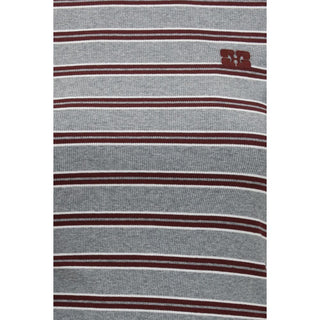 Ganni Gray Cotton Long Sleeve T-Shirt