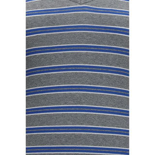 Ganni Gray Cotton Long Sleeve T-Shirt