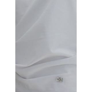 Ganni White Cotton Pattern Shirt