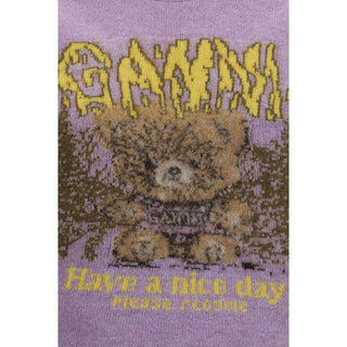 Ganni Gray Alpaca Vicugna Pacos Sleeveles Sweater