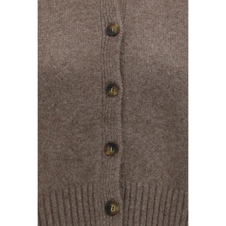 Loulou De Saison Brown Wool Oves Aries Cardigan