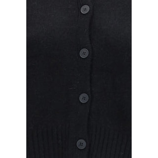 Loulou De Saison Black Wool Oves Aries Cardigan