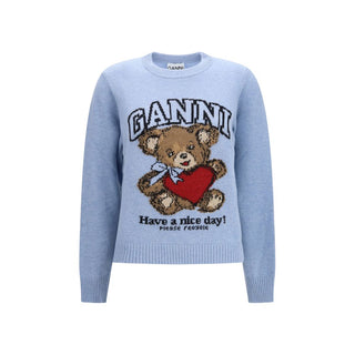 Ganni Graphic Wool Sweater