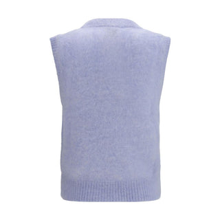 Ganni Teddy Brushed Alpaca Vest
