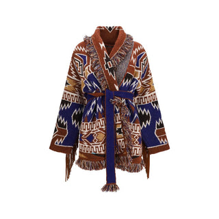 Alanui Amazing Journey Jacquard Wool Cardigan