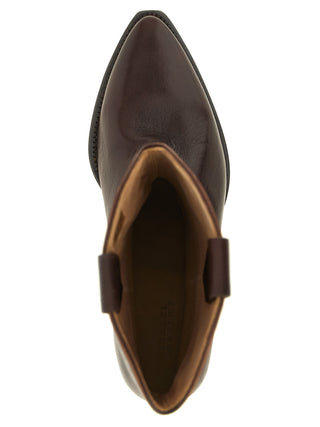 Isabel Marant Duerto Leather Western Boots