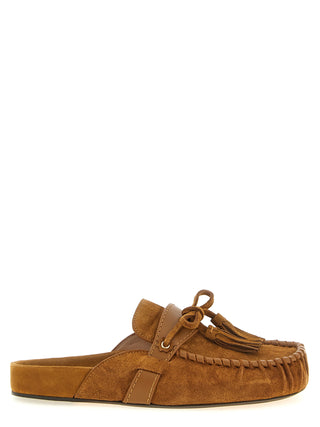 Isabel Marant Malvin Suede Moccasin Mules