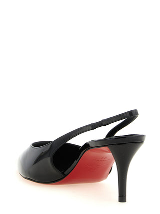 Christian Louboutin Miss Z 60 Patent Slingback Pumps