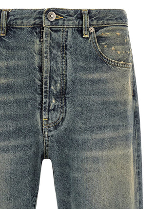 Maison Margiela Distressed Straight-Leg Jeans
