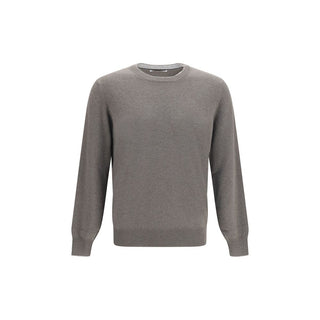 Brunello Cucinelli Gray Cashmere Sweater