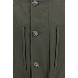 Brunello Cucinelli Bicolor Cotton Full-Length Jacket
