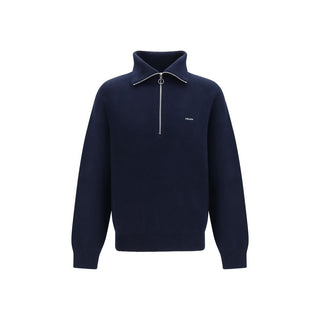 Prada Blue Wool Oves Aries Polo Shirt