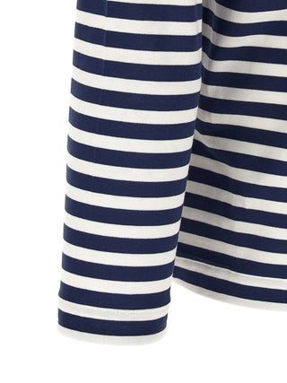 Comme Des Garçons Play Striped Long Sleeve Cotton T-Shirt