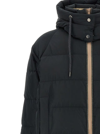 Brunello Cucinelli Taffeta Long Down Jacket