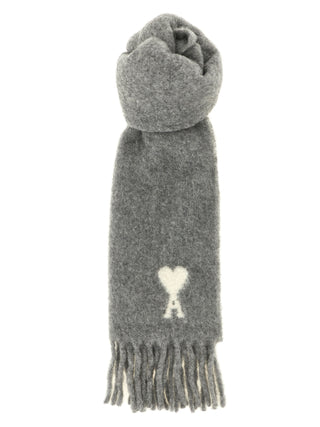 Ami Paris Ami de Coeur Alpaca Blend Scarf