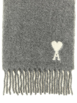 Ami Paris Ami de Coeur Alpaca Blend Scarf