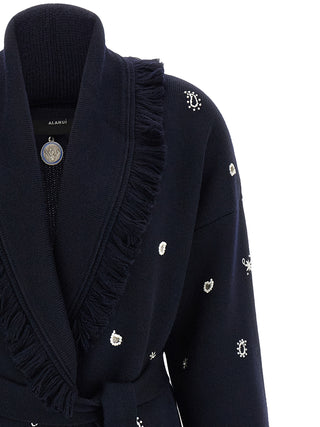 Alanui Echoes of the Bandana Virgin Wool Cardigan