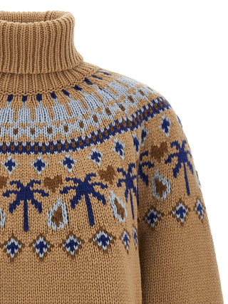 Alanui Sweet Winter Virgin Wool Turtleneck Sweater