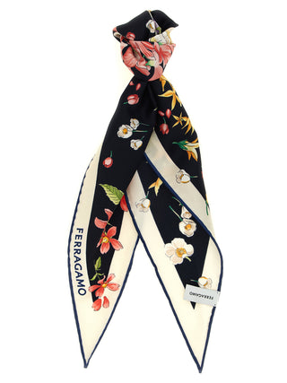 Ferragamo Primavera Print Silk Scarf