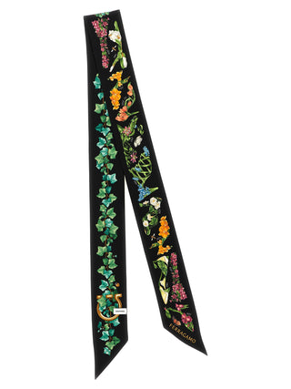 Ferragamo Eden Shoes Silk Bandeau Scarf