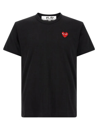Comme Des Garçons Play Heart Patch Cotton T-Shirt