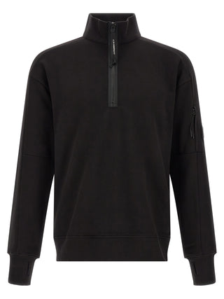 C.P. Company Black Cotton Sweatshirt