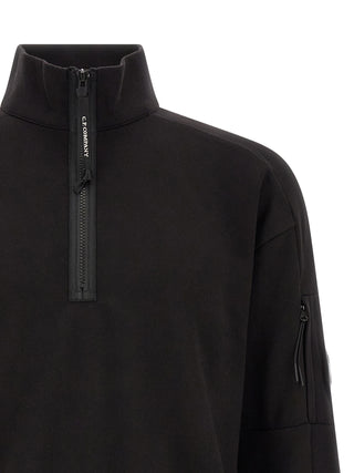 C.P. Company Black Cotton Sweatshirt