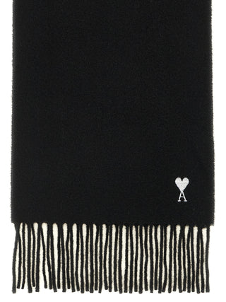 Ami Paris Ami de Coeur Wool Scarf