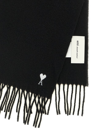 Ami Paris Ami de Coeur Wool Scarf
