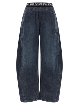 Alexander Wang Black Cotton Casual Pants