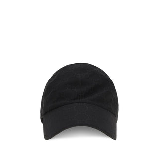 Gucci Black Cotton Cap (Baseball Hat)