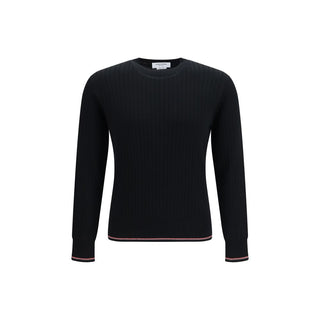 Thom Browne Black Wool Oves Aries Sweatshirt