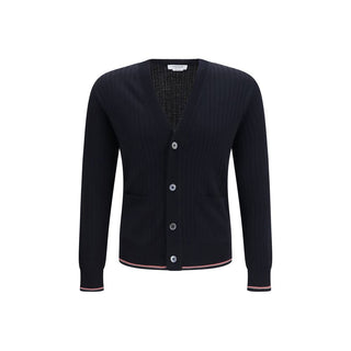 Thom Browne Blue Wool Oves Aries Cardigan