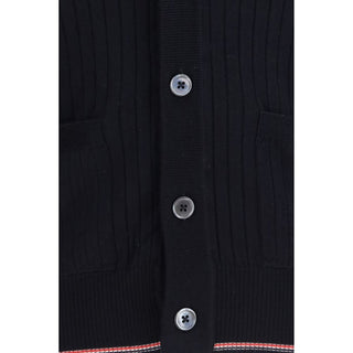 Thom Browne Blue Wool Oves Aries Cardigan