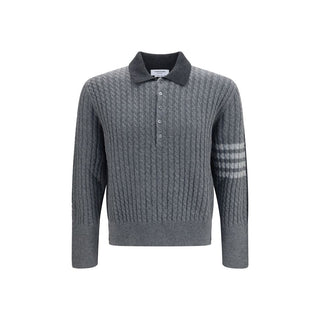 Thom Browne Gray Wool Oves Aries Sweatshirt