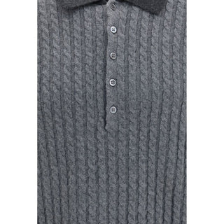 Thom Browne Gray Wool Oves Aries Sweatshirt