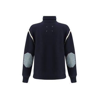 Maison Margiela Blue Wool Oves Aries Sweatshirt