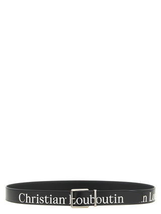 Christian Louboutin Black Calfskin Regular Belt