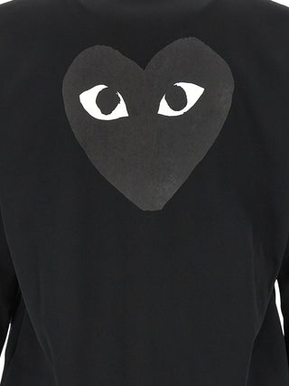 Comme Des Garçons Play Zip-Up Hooded Cardigan