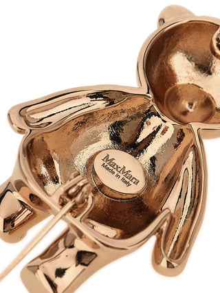 Max Mara Bear Monogram Brooch