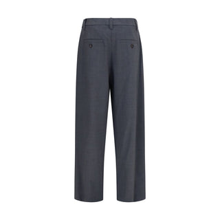 Brunello Cucinelli Tropical Wool Tailored Pants