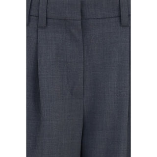 Brunello Cucinelli Tropical Wool Tailored Pants