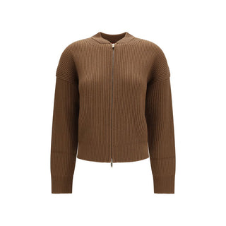 Max Mara Studio Carnet Ribbed Wool Cardigan