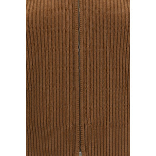 Max Mara Studio Carnet Ribbed Wool Cardigan