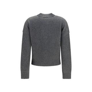 Max Mara Studio Carnet Ribbed Wool Cardigan