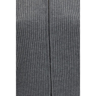 Max Mara Studio Carnet Ribbed Wool Cardigan